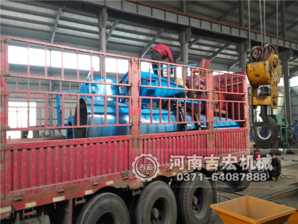 廣西北海雞糞烘干機發(fā)貨現場